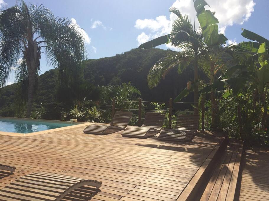 La Charmante Villa Coco Avec Magnifique Vue Mer Le Marin Exterior photo