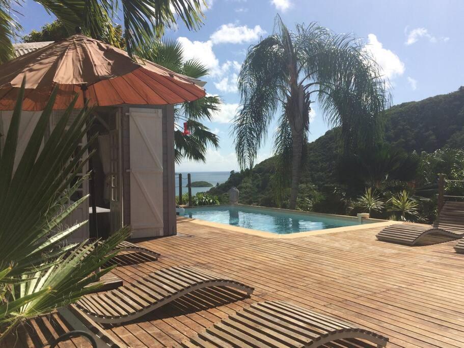 La Charmante Villa Coco Avec Magnifique Vue Mer Le Marin Exterior photo